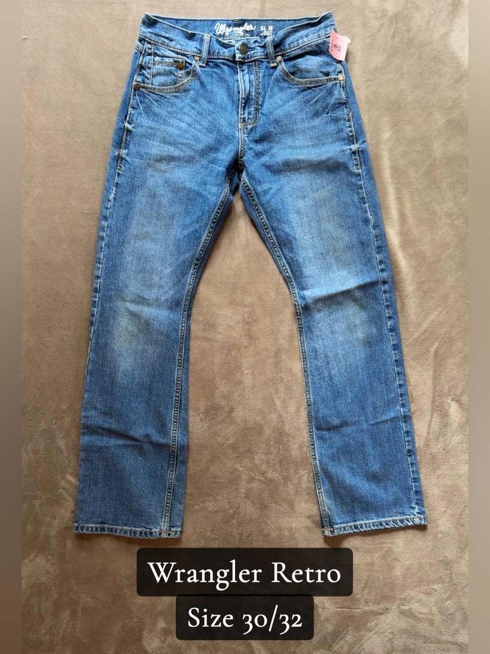 Wrangler Retro Men's Bootcut Jeans in Blue Denim